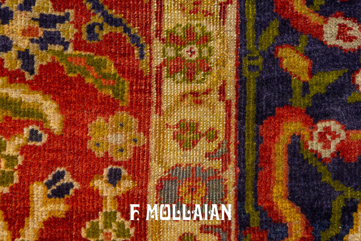 Mahal Ziegler Antique Rug Rust/Red Color n°:271323